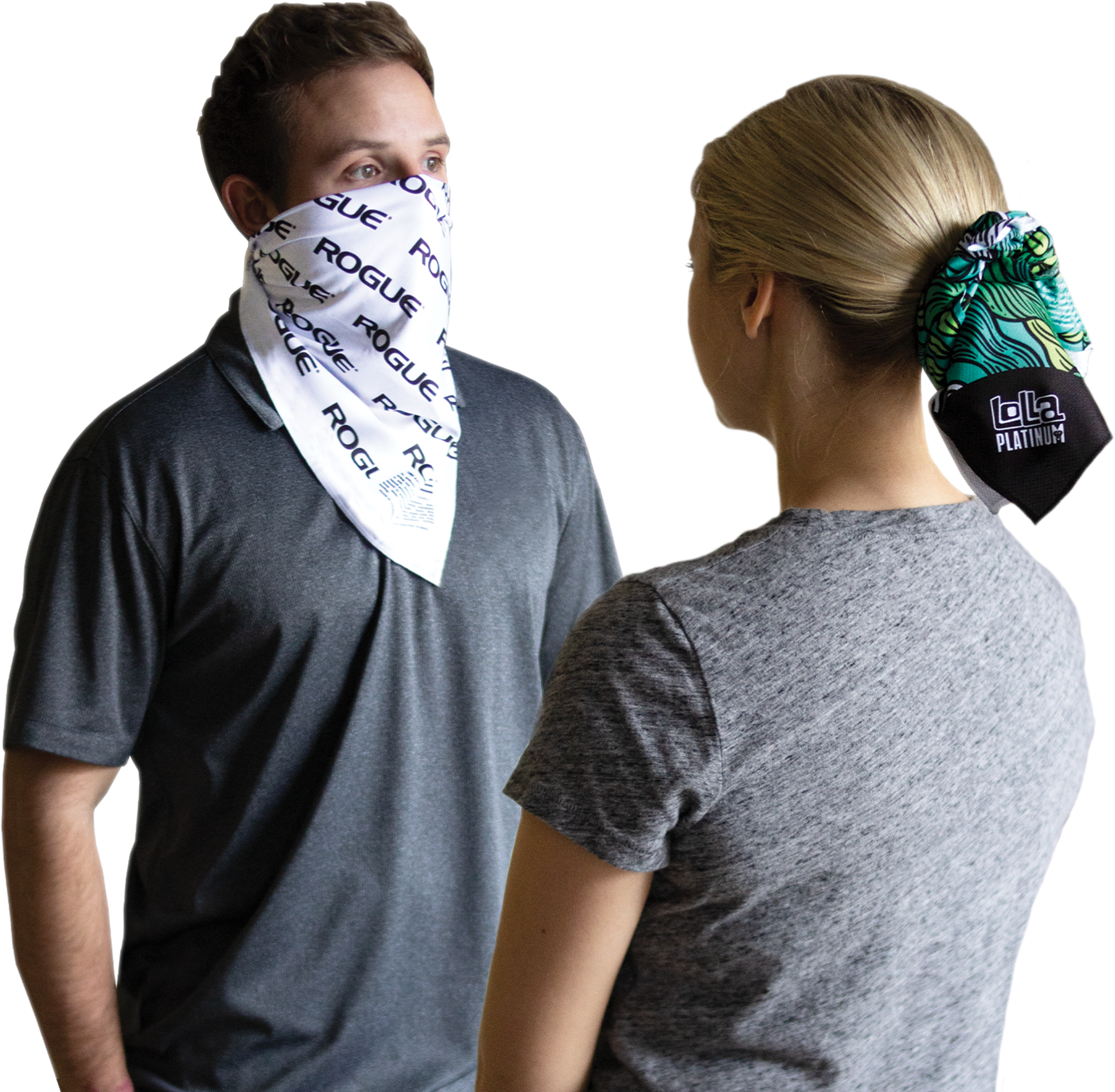 Made Of 100% Polyester Fabric, These Lightweight Bandanas - Girl (1996x2048), Png Download