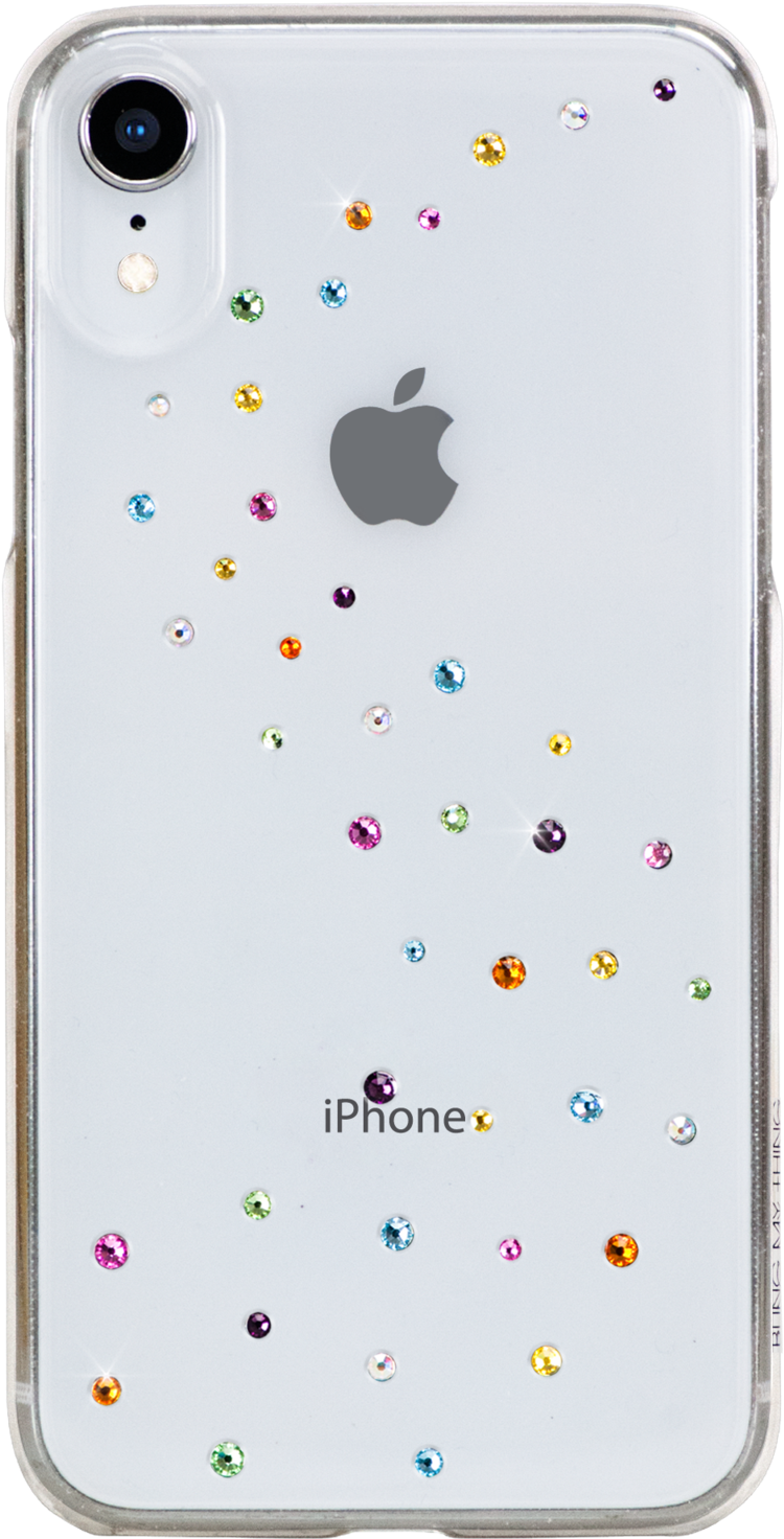 Milky Way ᛫ Clear ᛫ Clip-on Hard Cover With Swarovski - Cover Iphone Xr Swarovski (850x1636), Png Download