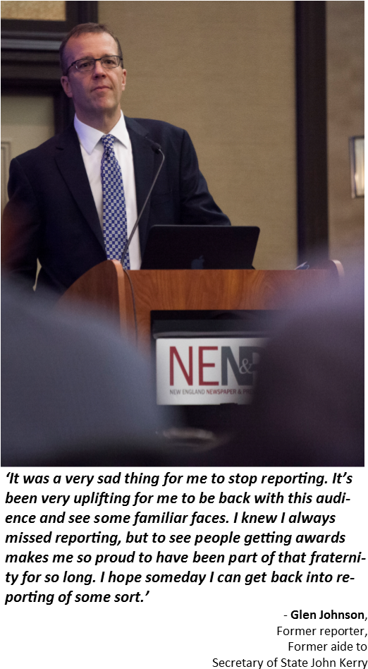 Ex-globe Reporter Recounts His Travels With John Kerry - Public Speaking (526x961), Png Download