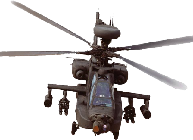 Army Helicopter Clipart Helicopter Outline - Apache Attack Helicopter Png (640x480), Png Download