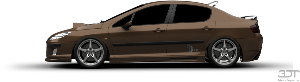 Styling And Tuning, Disk Neon, Iridescent Car Paint, - Peugeot 407 (1004x373), Png Download