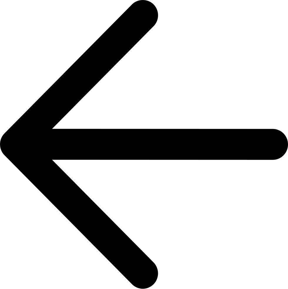 Png File - Back Arrow Icon Svg (980x981), Png Download