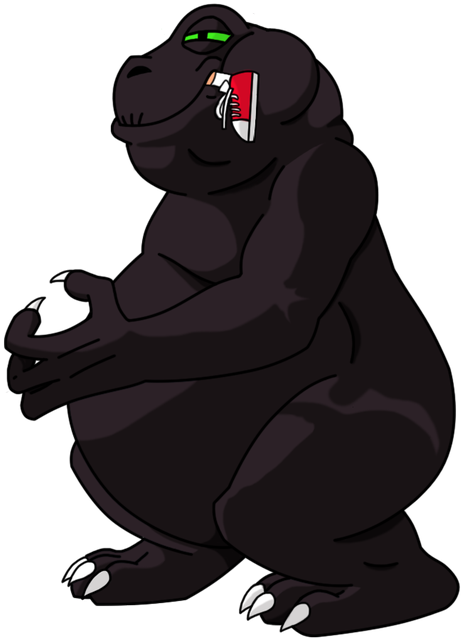 Drawn Gorilla Great Ape - Heart Of Darkness Mefudoka (845x1200), Png Download