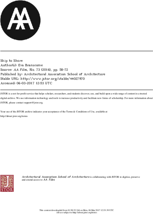 Ship To Shore - Aa School (600x784), Png Download