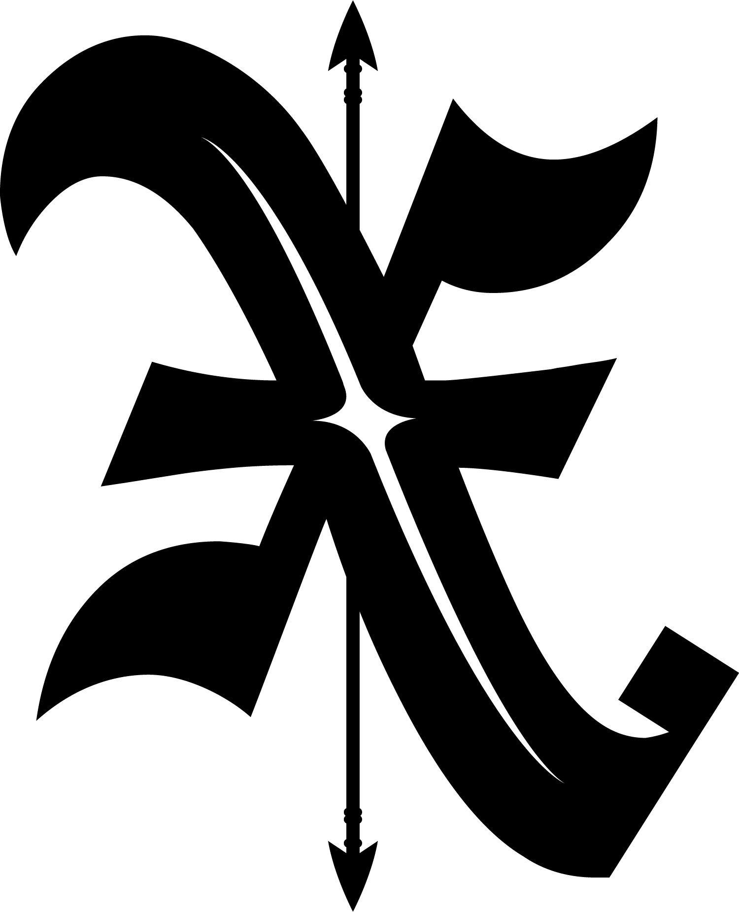 Cross (1500x1852), Png Download