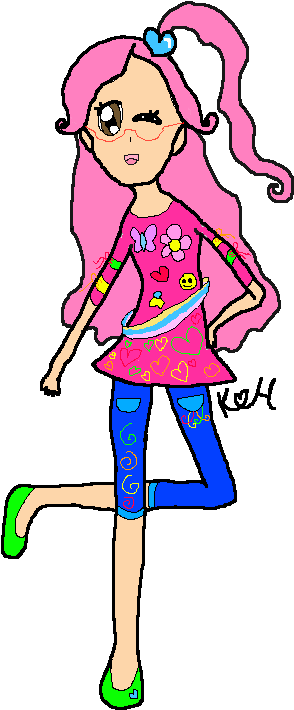 Kimowinters1 - Cartoon (430x730), Png Download