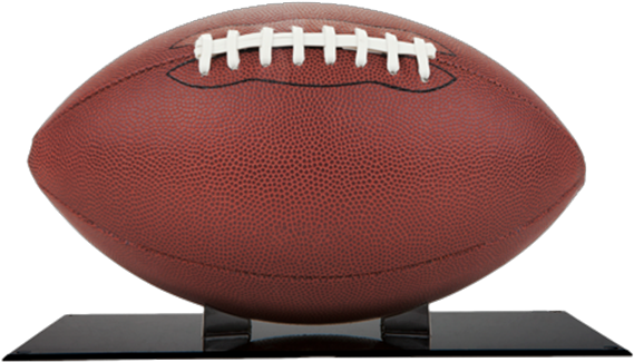 Black Cradle Base Football Display - American Football (600x600), Png Download