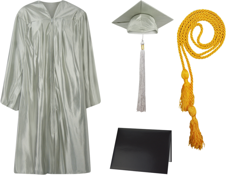 Silver - Academic Dress (800x800), Png Download