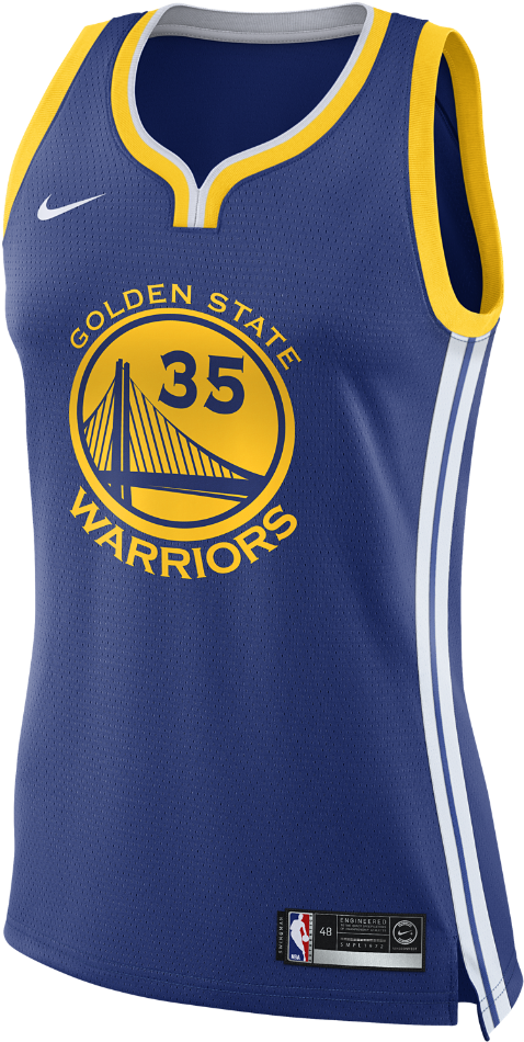 Kevin Durant Icon Edition Swingman Jersey Women's Nike - Stephen Curry Jersey (1000x1000), Png Download