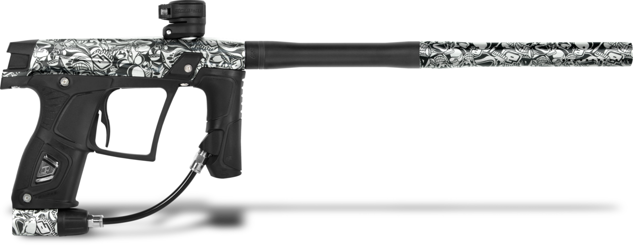 Titan - Gtek Paintball Gun (1250x484), Png Download