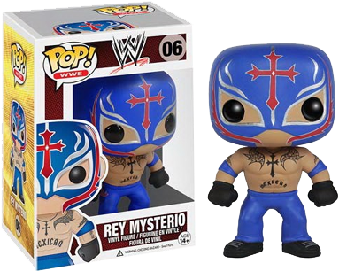Rey Mysterio Los Luchadores De La Wwe Ahora Convertidos - Funko Pop Rey Mysterio (600x600), Png Download