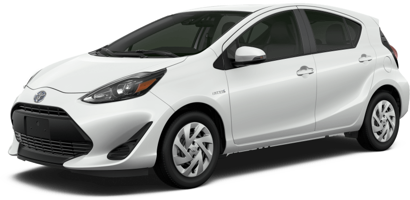 2019 Prius C - Toyota Prius C Hybrid 2019 (1090x482), Png Download