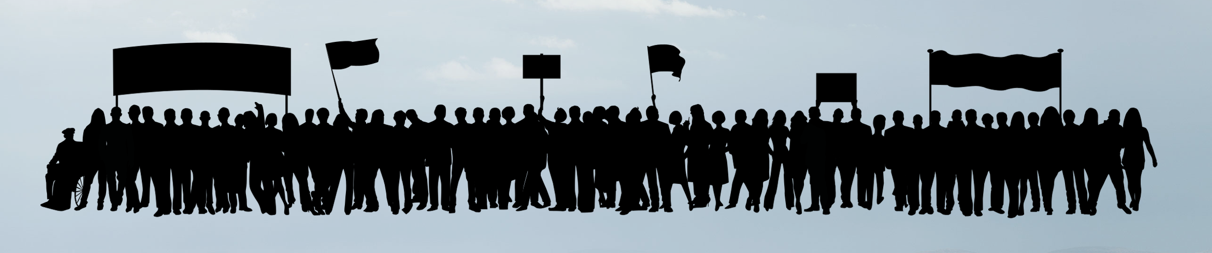 Bus Information Cape Cod To Boston January - Crowd Demonstration Png (2400x501), Png Download
