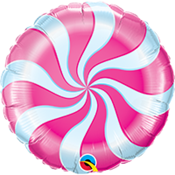 Candy Cane Swirl (600x600), Png Download