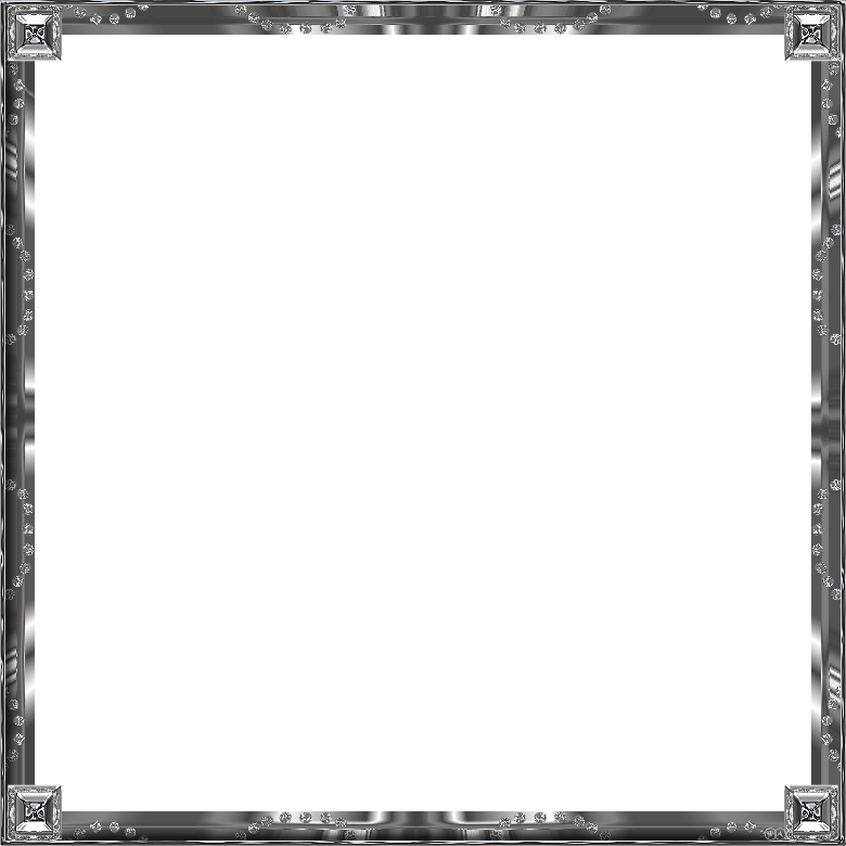Psp Frame - Card Silver Frame Png (780x780), Png Download