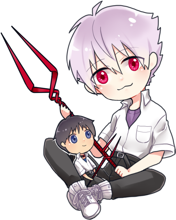 Evangelion Evangelion Fanart Transparent Png Kaworu - Cartoon (787x787), Png Download