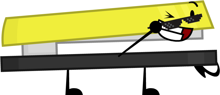 Stapler - Object Terror Stapler Body (891x378), Png Download