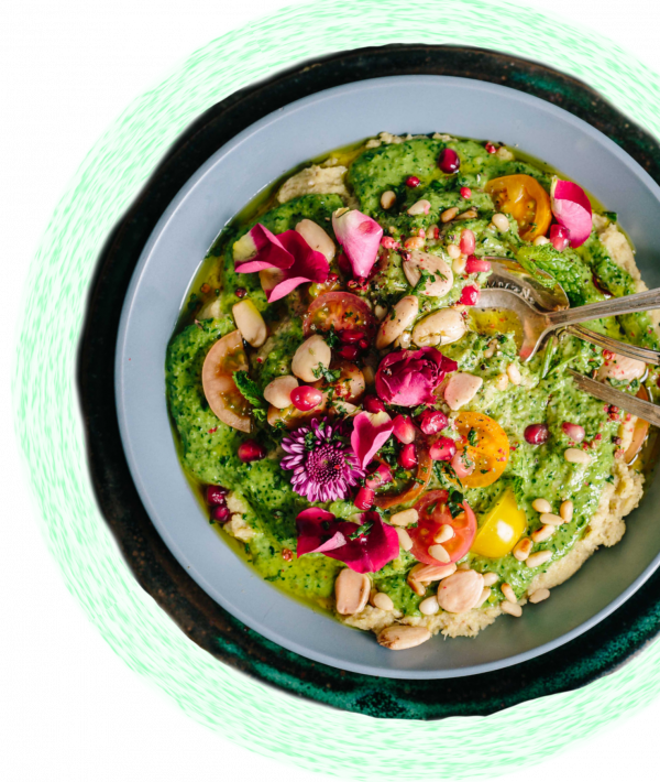 Plate1 - Garden Salad (600x710), Png Download