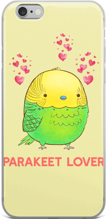 Parakeet Lover Iphone Case - Smartphone (1000x1000), Png Download