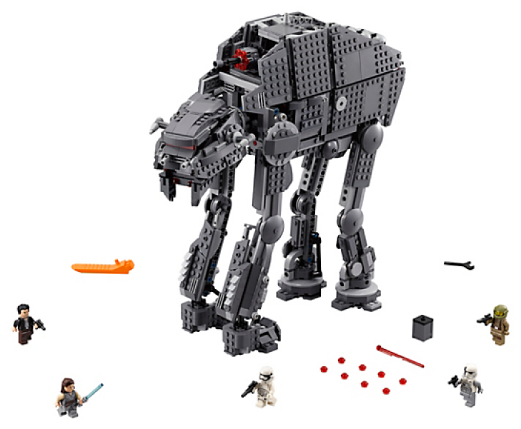 Lego First Order Heavy Assault Walker (800x800), Png Download