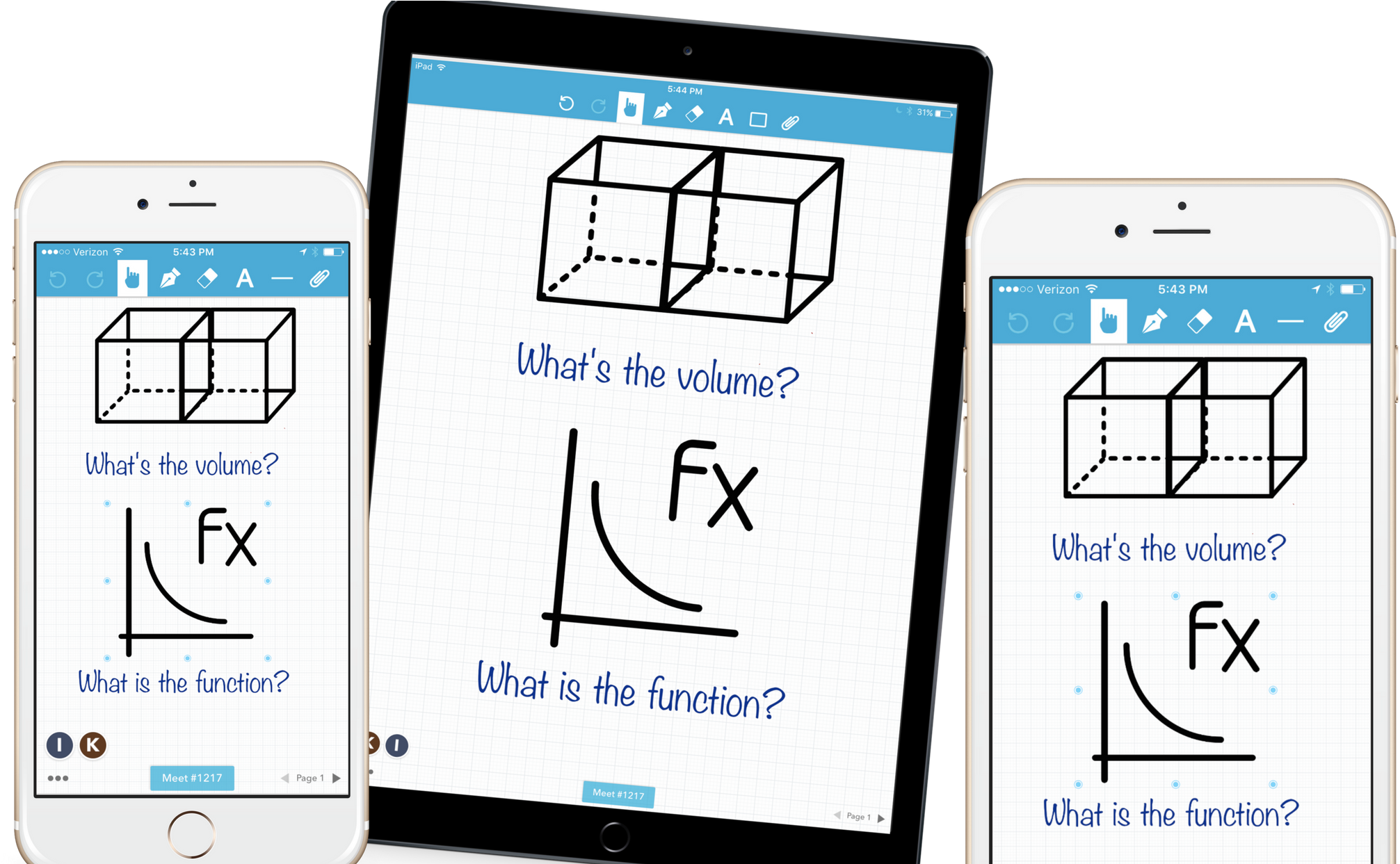 Collaborative Whiteboard - Iphone (2208x1242), Png Download