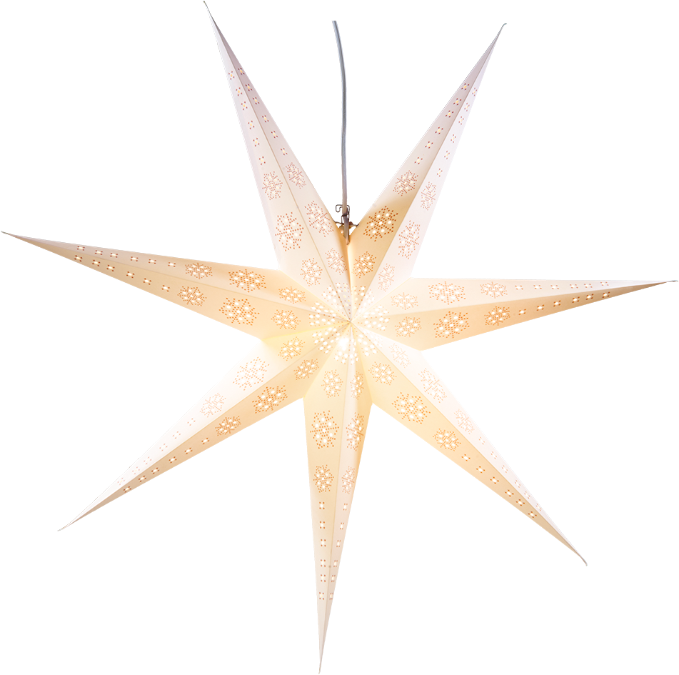 Illuminated Paper Star, White, For Hanging Up, 78 Cm - Rockstar Energy Destiny 2 Emblem (1000x1000), Png Download