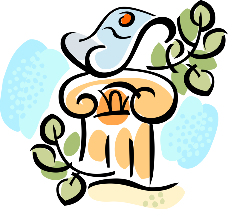 Vector Illustration Of Proclamation Certificate Awards (763x700), Png Download