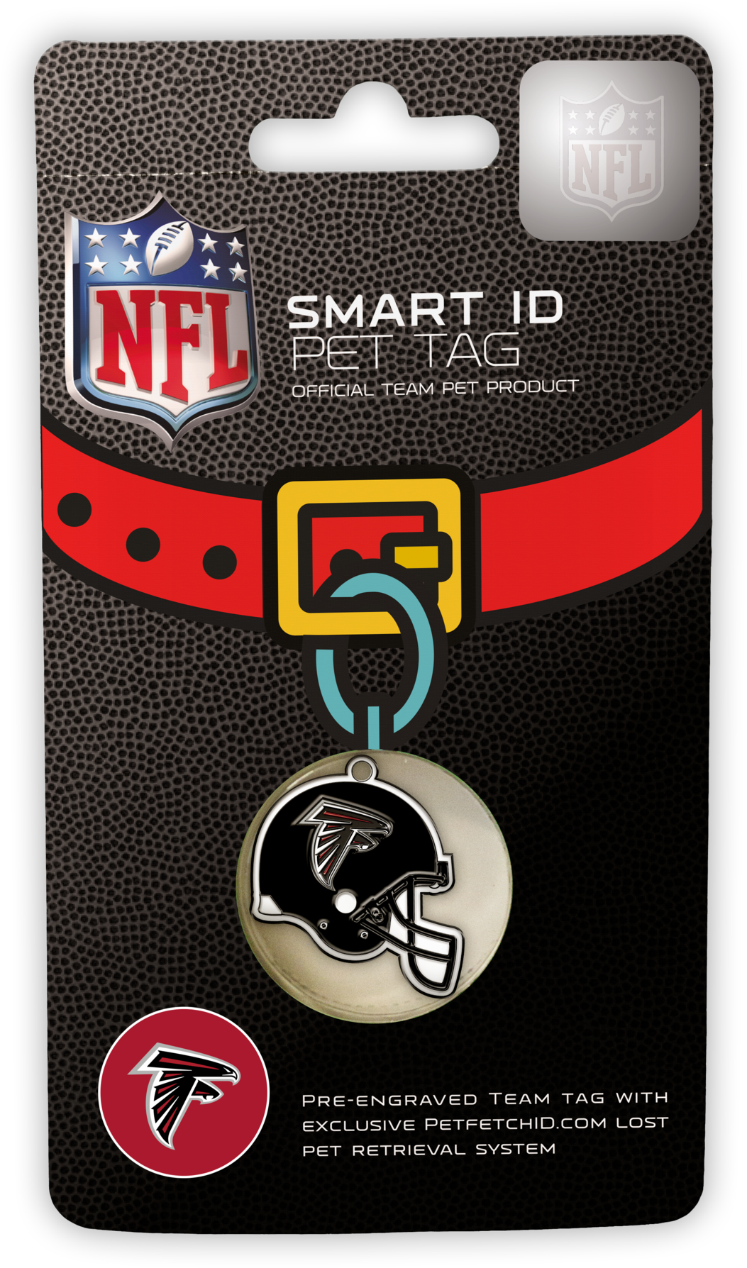 Atlanta Falcons - Dallas Cowboys Dog Id Tag (1518x2047), Png Download