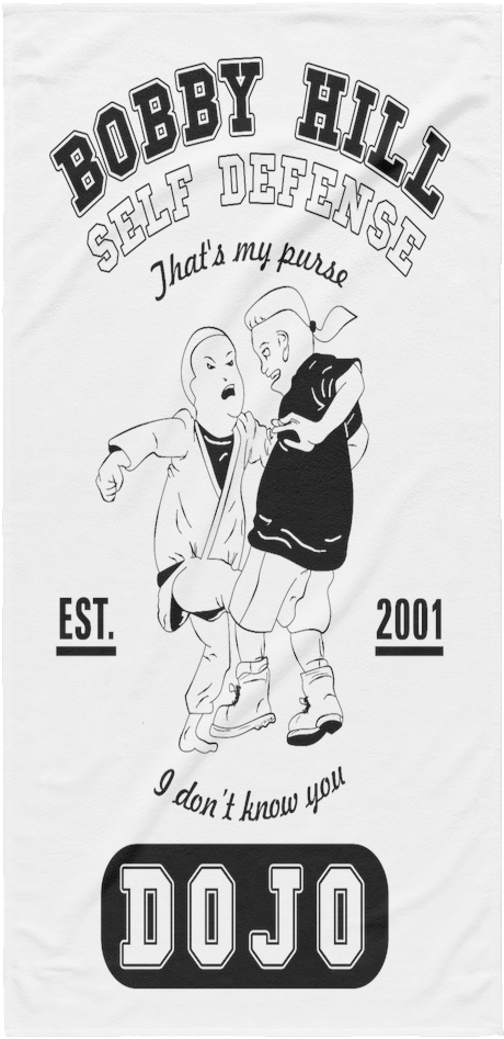 Bobby Hill That's My Purse Beach Towel - Bobby Hill Self Defense Shirt (1024x1024), Png Download