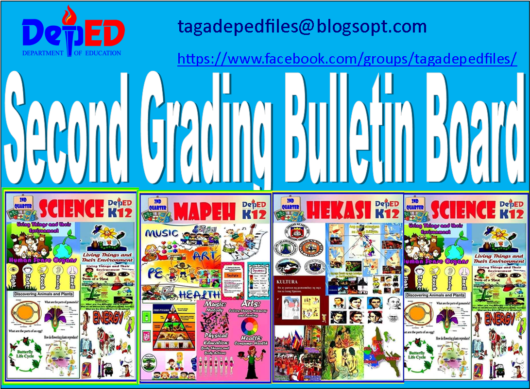 Grade V Second Grading Bulletin Board - Dep Ed (1321x801), Png Download
