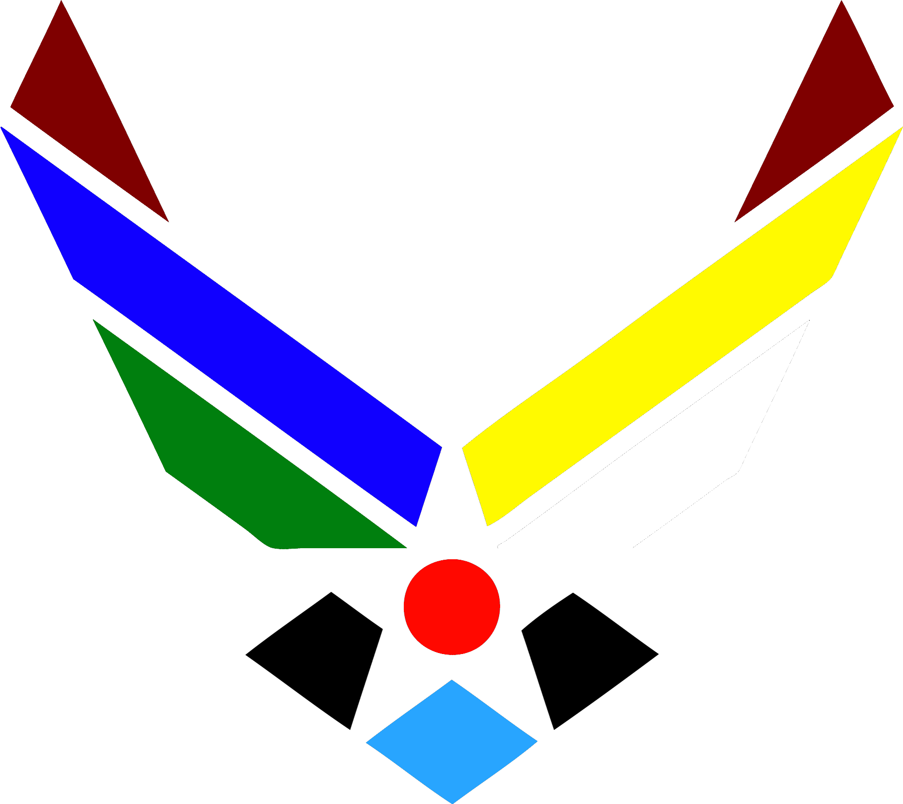 Military Logo - United States Air Force (1800x1603), Png Download