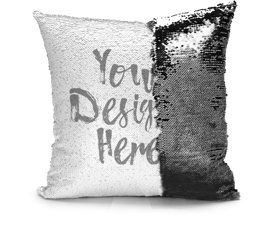 Custom Mermaid Reversible Sequin Pillows Qstomize Com - Nick Cage Sequin Pillow (950x950), Png Download
