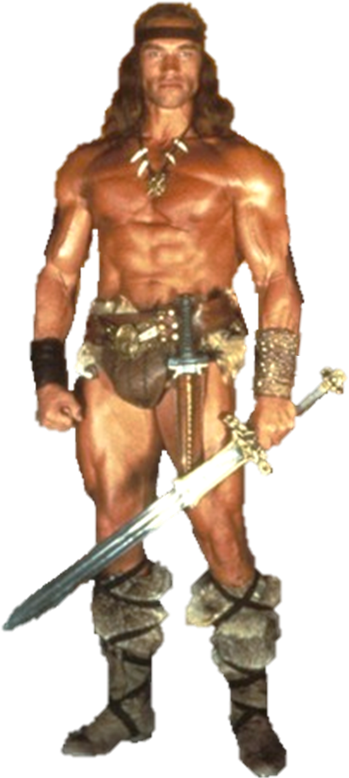 Barbarian Png - Conan The Barbarian Transparent (547x1128), Png Download