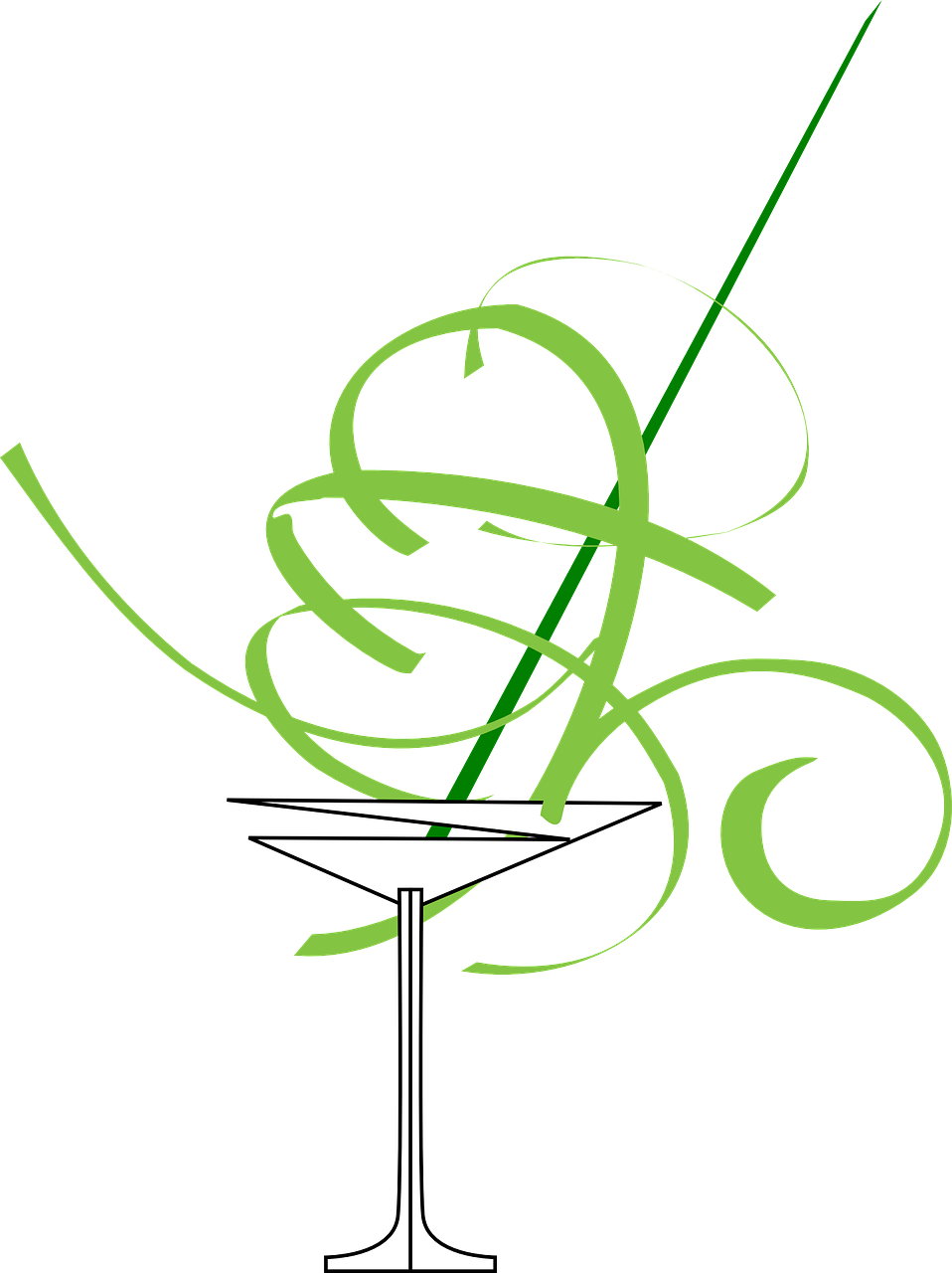 Cocktail Glass (958x1280), Png Download