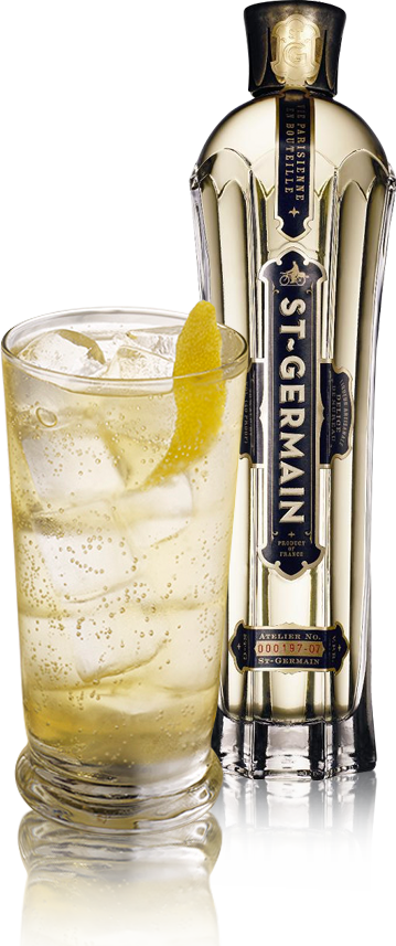 The St Germain Cocktail - St. Germain Elderflower Liqueur (359x857), Png Download