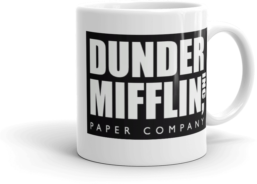 Dunder Mifflin World's Best Bos Mug Made In Usa - Dunder Mifflin (1000x1000), Png Download