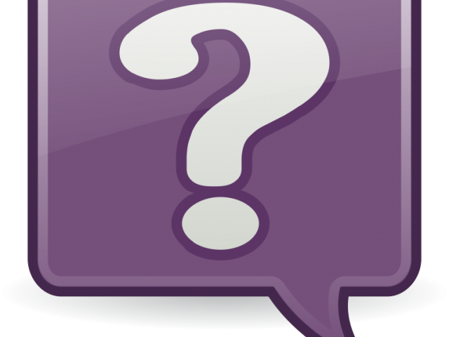 Questionmark Clipart - Number (640x480), Png Download