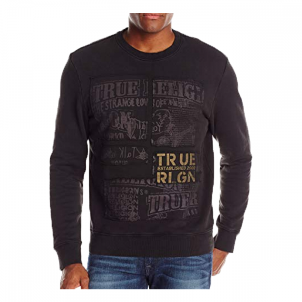 True Religion - Long-sleeved T-shirt (1000x1231), Png Download