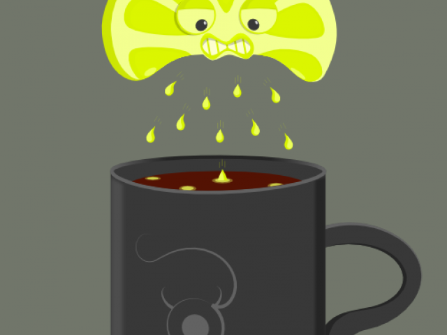 Lemon Clipart Emoji - Clip Art (640x480), Png Download