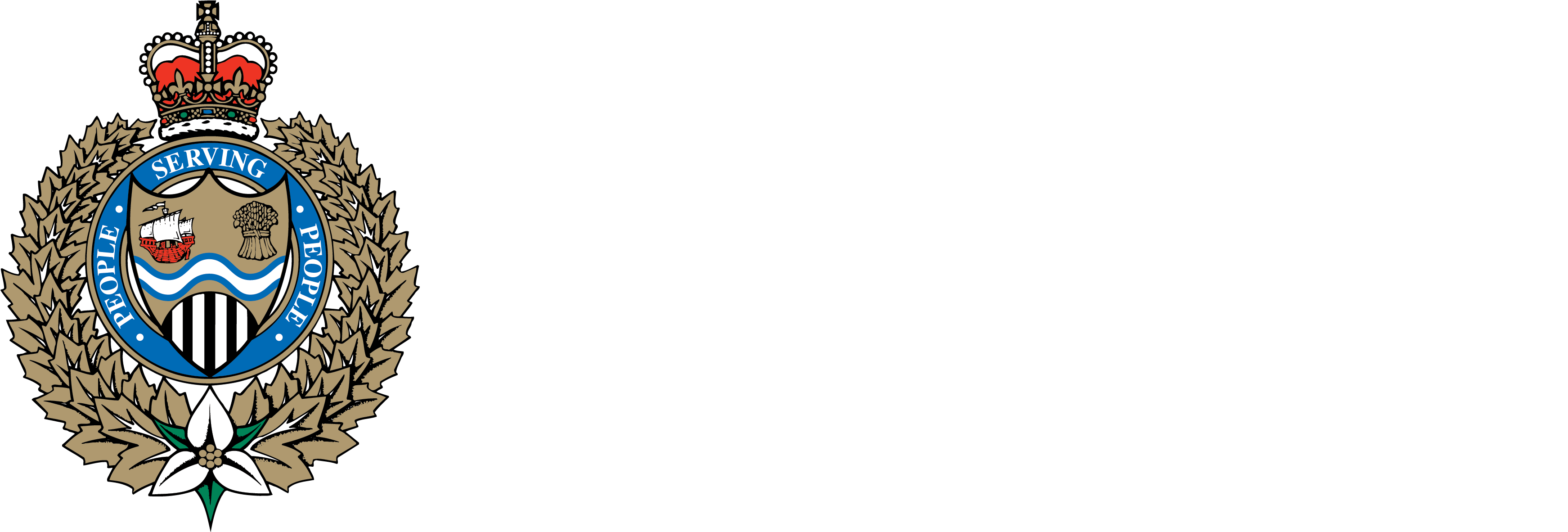 Sarnia Police Crest - Wrapping Paper (3640x1181), Png Download