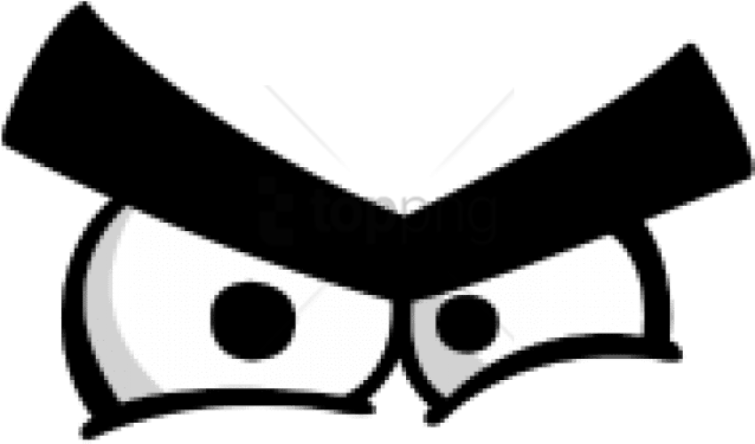 Free Png Angry Eyes Cartoon Png Image With Transparent - Angry Eye Cartoon Png (850x500), Png Download