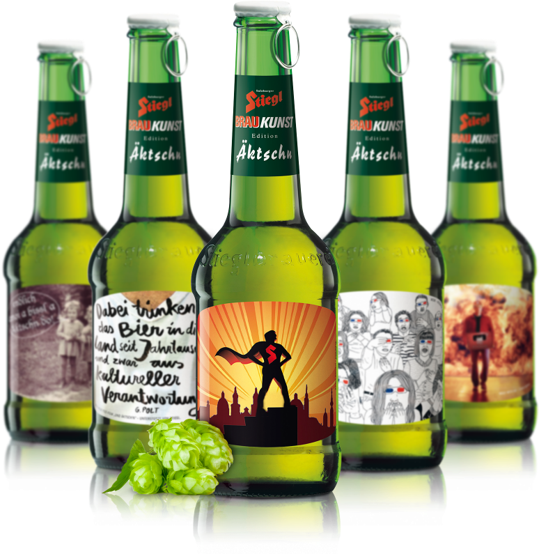 Braukunst Auf Höchster Stufe - Stiegl 0.33 (800x800), Png Download