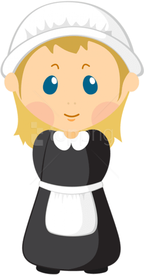 Free Png Download Girl Pilgrim Png Images Background - Clip Art (481x918), Png Download