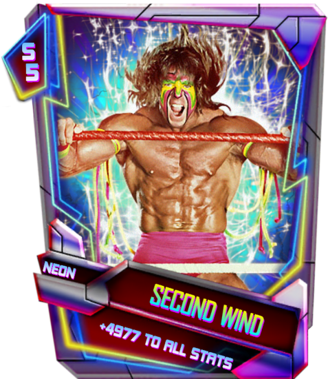 Ultimatewarrior S3 13 Ultimate Halloffame Supercard - Action Figure (485x646), Png Download