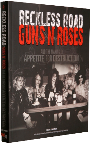 340 Pages, 900 Photos And Memorabilia - Marc Canter Guns N Roses Book (750x563), Png Download