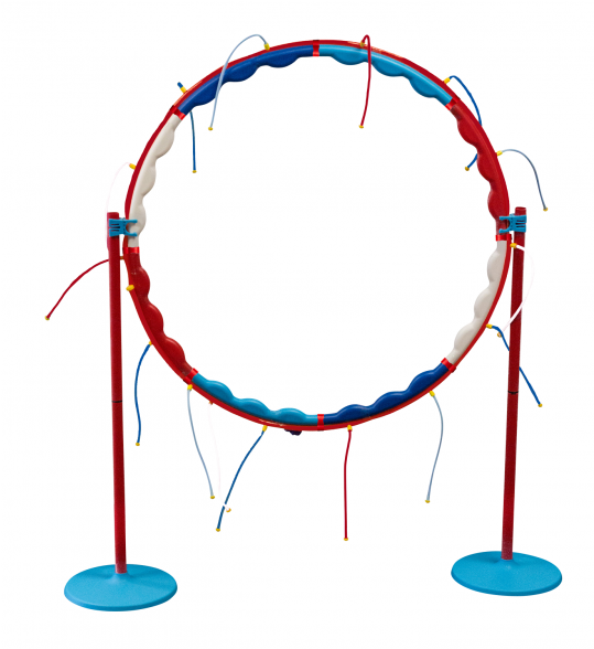 American Ninja Warrior 4 In 1 Ultimate Water Obstacle - Circle (940x587), Png Download