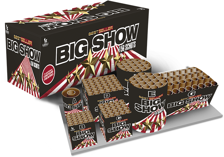 Product Video - Big Show Vuurwerk (800x800), Png Download