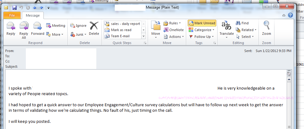 Strange Lines - Outlook 2010 (988x419), Png Download