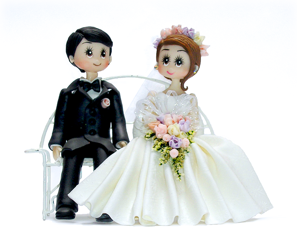 Bo97 Novios De Pasta En Banca - Bride (984x837), Png Download