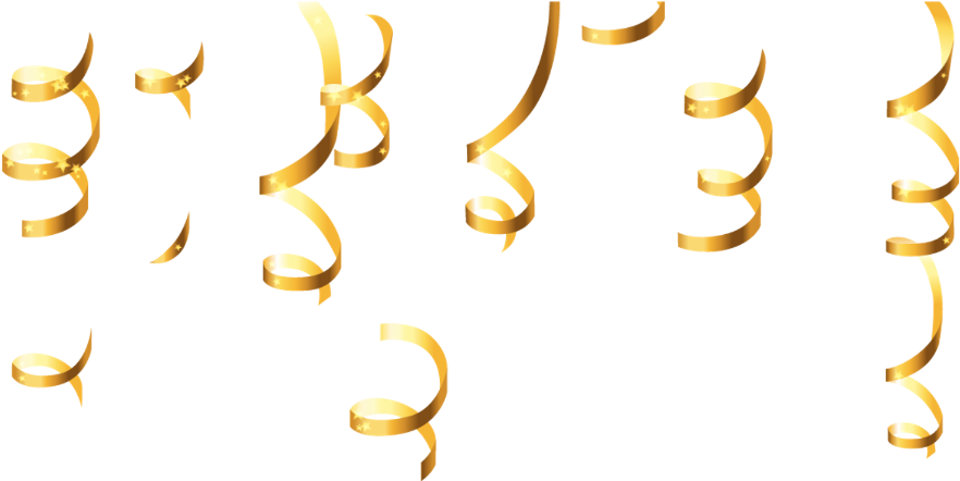 Champagne Ribbon Png (921x480), Png Download